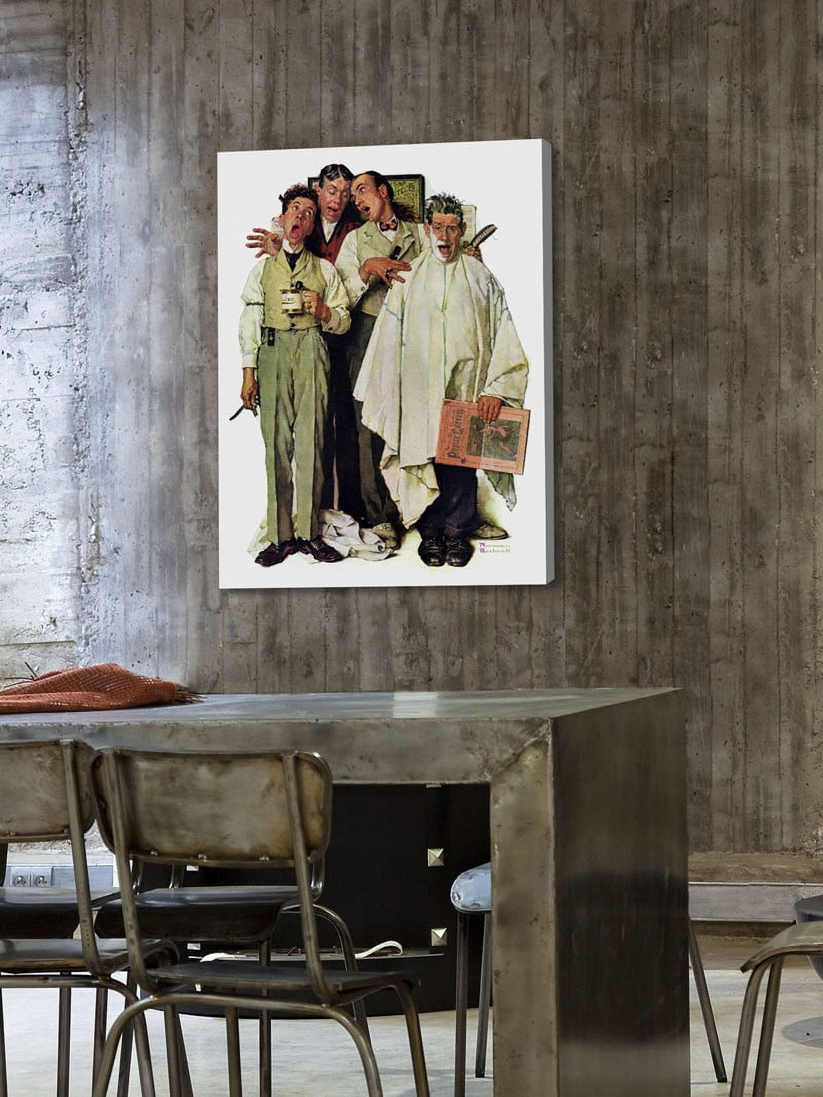 Marmont Hill "Barbershop Quartet" by Norman Rockwell Painting Print on Canvas
