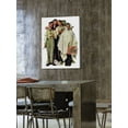 thumbnail image 4 of Marmont Hill "Barbershop Quartet" by Norman Rockwell Painting Print on Canvas, 4 of 7