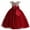 Red, variant on Utoimkio Girls Long Evening Gown Dress Summer Mesh Maxi Dress Short Sleeve Princess Party Dresses for Girls 5-14 Years