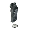 thumbnail image 2 of DisplayTown Gray Male Mannequin Torso with Stand Dress Form Tshirt Display Countertop Hollow Back Body with Metal Pole & Hanging Hook S-M Clothing Sizes (Set of 1), 2 of 4