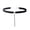 Silver, variant on Vintage Velvet Fringe Choker Necklace Elegant Statement Collarbone Necklace Gold