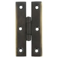 thumbnail image 3 of Renovators Supply Oil Rubbed Bronze H Cabinet Hinges 3" Hinge Solid Brass Kitchen Cabinet Hinge w/Hardware Pack of 6, 3 of 9