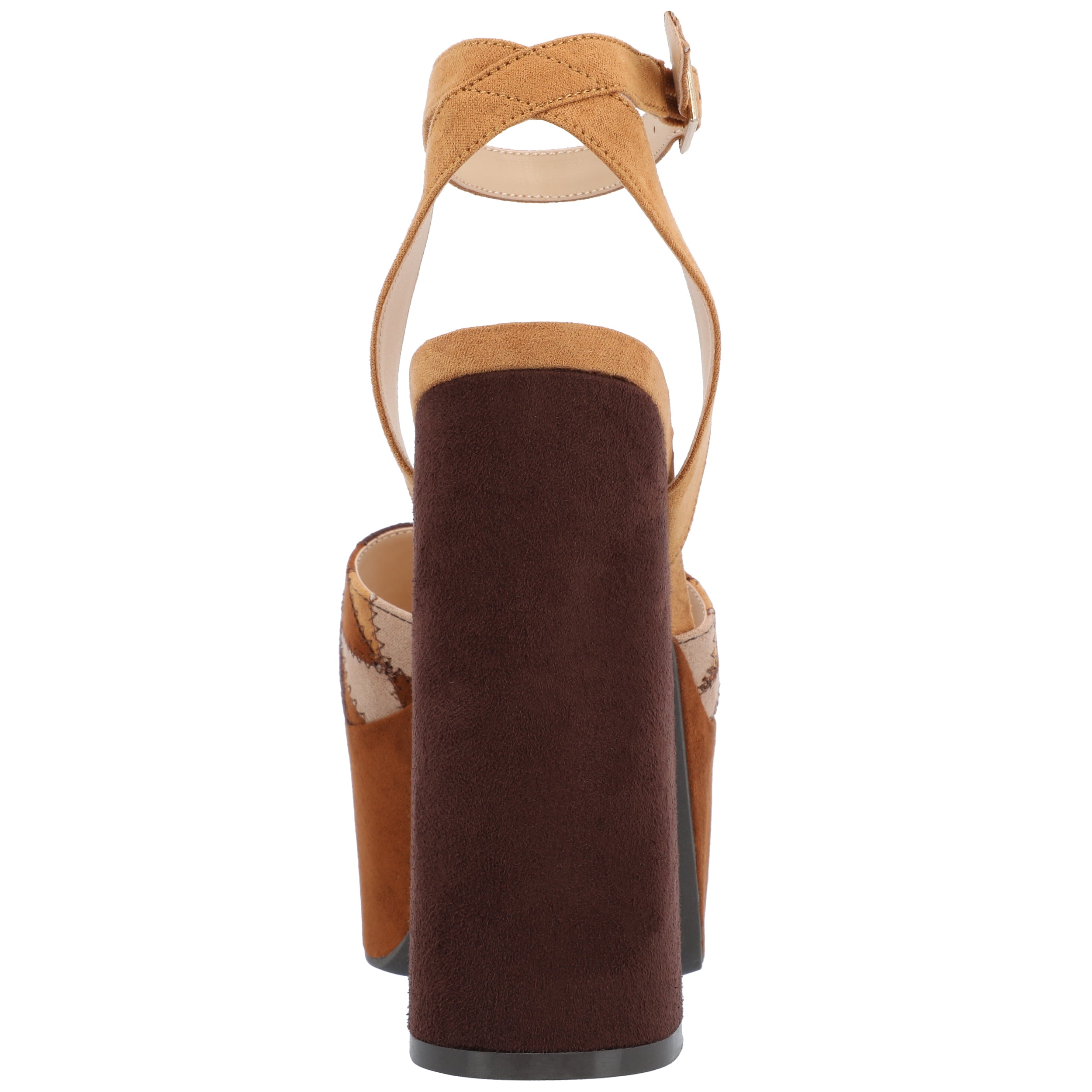 Journee Womens Asherby High Heel Platform Sandals