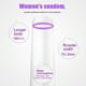 thumbnail image 2 of 2 uds condones femeninos condones femeninos lubricados de látex ultrafinos, 2 of 8
