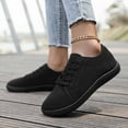 thumbnail image 6 of Xiaoxatg Women's Casual Shoes Soft Bottom Wide Toe Sneakers for Training and Everyday Wear Comfortable Gym Shoes for Men and Women 9.5 Black, 6 of 9