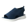thumbnail image 5 of Dakaela Women's Walking Sandals Arch Support Orthotic Slip on Shoes Plantar Fasciitis Platform Sandals, 5 of 6