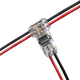 thumbnail image 2 of Conectores de Cable: Conector de Cable de DerivacióN en T de Bajo Voltaje, Conector de Cable de 3 VíAs, Tipo T de 2 Sin Soldadura, Se Adapta una 24-20 AWG, Paquete de 48, 2 of 5