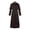 A-Brown131, variant on XIAONU Adults Solid Priest Robe Cape Cross Accented Cassock Formal Themed Event Robes