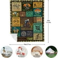 thumbnail image 6 of Bike Gifts, Gift for Bicycle Enthusiasts, Mountain Biking Gifts, Bike Gifts for Men, Gifts for Bike Rider, Bike Themed Gifts, Bike Decorations, Gifts for Cyclist, Cycling Gifts Blanket 50"x60", 6 of 6