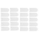 thumbnail image 1 of 20Pcs Tag Labels Chair Acrylic Arch Sign Blank Acrylic Signs Blank Reserved Signs Acrylic Place Cards, 1 of 5