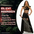 thumbnail image 3 of UNDERWRAPS Women's Black Ninja Costume - Sexy Assassin Outfit, Adult Cosplay Costume, Festival Outfits, Couples Costumes, Halloween Dress Up, 3 of 7