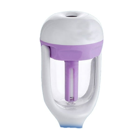 

Car Humidifier Equipment Universal Cars Mounted Cigarette Lighter Essential Oil Air Fresher Diffuser Machine Accessory Purple with box pack