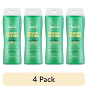 (4 pack) Suave Pistachio Cream Exfoliating Body Wash & Scrub with Glycerin & Vitamin E, Sulfate-Free Hydrating Cleanser for Soft, Smooth Skin, 18 fl oz