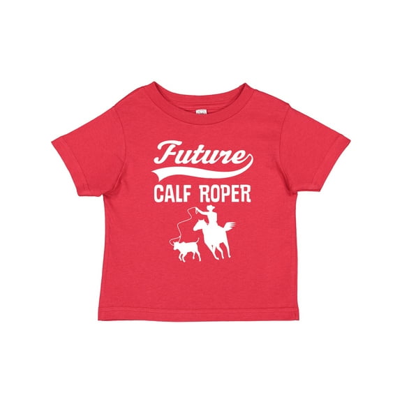 Inktastic Calf Roping Rodeo Future Cowboy Boys Toddler T-Shirt