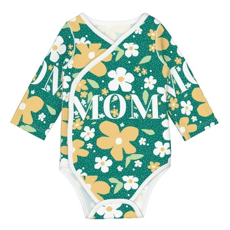 

Gaeub Happy Mother s Day1 Unisex Babies Long-Sleeve Bodysuit 100% Organic Cotton-2 Years