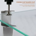 thumbnail image 3 of 2Pcs Sneeze Guard Clamp Bracket Desk Partition Clamp for 1/8Inch to 1Inch Thick Acrylic Panels Adjustable C Shape Clamp,2 * Screen Partition Clip,silver, 3 of 8