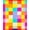Multicolor Rainbow, Pattern 1, variant on ODIKA Whimsical Checkered Maximalist Grid Funky Retro Plush Hippie for Home Office, Gaming Room, Under Desk, Non-Slip Chair-Friendly