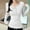 White, variant on Oplxuo Women's Casual Basic Going Out Henley Tops Slim Fit Button Up Long Sleeve Layering Tight Stretchy Tee Shirts