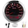 thumbnail image 1 of 85mm GPS Speedometer Odometer 200km/h Waterproof for Boat Car Yacht Motorcycle Black Dial, 1 of 4