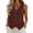 Coffee, variant on Women's Sleeveless Button Down Vest Top 2026 Trendy Casual V Neck Waistcoat Slim Fit Summer Blouse Tailored Fit Dressy Blazer Tank Shirt Elegant Streetwear Pink 2XL