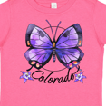 thumbnail image 4 of Inktastic Colorado State Butterfly and Flowers Boys or Girls Toddler T-Shirt, 4 of 5