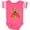 Football Pink and White, variant on Inktastic Happy Thanksgiving Cute Turkey in Pilgrim Hat Boys or Girls Baby Bodysuit