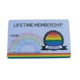 thumbnail image 2 of Business Card Holder, Gift Membership ID Card, Durable Plastic Construction + Sleek Design, For Office/Travel, Portable Identification, Credit Card Slot, Professional Appearance, Desk Accessory,, 2 of 6