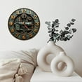 thumbnail image 6 of Vintage Steam Train Locomotive Wall Clock 10-Inch Silent Wooden Wall Clock, Battery Operated (AA Batteries Not Included), Artistic Home Decor, 6 of 7