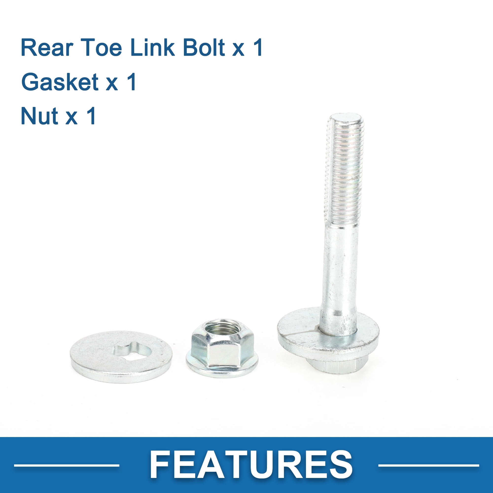 Unique Bargains Camber Alignment Bolt Kit For BMW X5 2007-2018 Metal Silver Tone