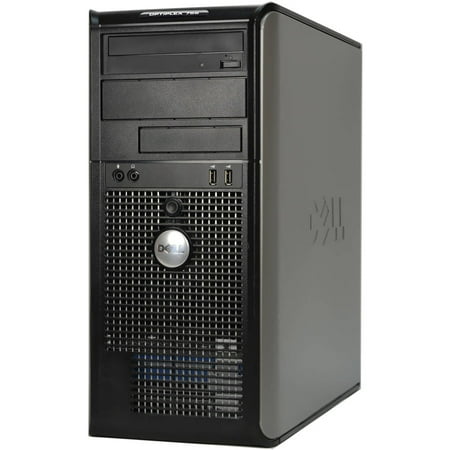 Refurbished Dell 755 Tower Desktop PC with Intel Core 2 Duo Processor, 4GB Memory, 1TB Hard Drive and Windows 10 Home (Monitor Not (Best Tower Defense Games Pc)