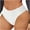 White, variant on Ashirexll Ladies Underwear Panties, Plus Size Underwear for Women, Womens Ribbed Low Rise Briefs Stretchy Comfortable Panties