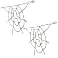 thumbnail image 2 of Gothic Style Pants Chain For Women And Men With Adjustable Chain Length In Silver Color For Everyday Wear 2Pcs, 2 of 5