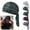 Green, variant on Cooling Skull Cap Helmet Liner – Breathable Sweat-Wicking Bandana Head Wrap for Men & Women, Paisley.(Black)