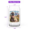 thumbnail image 5 of Welcome Fall Western Cowboy Newfoundland Enjoys Majestic Autumn 16oz Glass Cup Mug Newfie Dog Lover Gifts Glass Can - 01007, 5 of 5