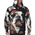 thumbnail image 7 of Daiia Pirate Bulldog On Deck for Men's Fashion Hoodies & Sweatshirts with Kangaroo Pocket Hooded Sweatshirt Breathable & Moisture Wicking-X-Large, 7 of 7
