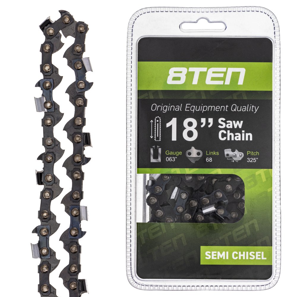8TEN Chainsaw Chain 18 inch .325 Pitch for Husqvarna Stihl MS210