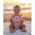 thumbnail image 2 of Disney Minnie Mouse Square Neck Sleeveless Ruffle Romper Newborn to Infant, 2 of 5