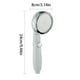 thumbnail image 4 of Rociador de ducha, cabezal de ducha de mano, rociador de baño de alta presión ajustable, accesorio de baño, color blanco plateado seitruly HA000079-02, 4 of 6