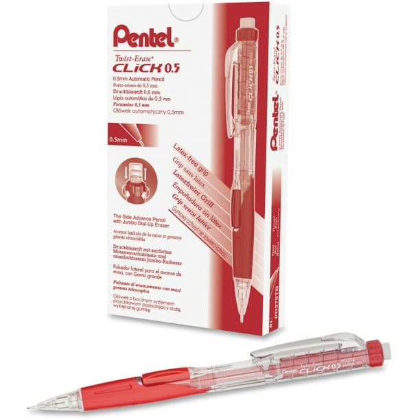 Pentel TwistErase Click Mechanical Pencil 2, HB Lead Degree