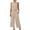 Beige plus size two piece outfits a1, variant on Cagogo Women Plus Size 2 Piece Outfits Sleeveless Crop Top Wide Leg Pants Set Casual Boho Vacation Loose Two Piece Tracksuit Summer Cruise Travel Clothes, Navy M