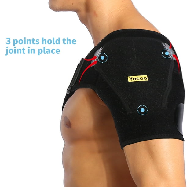 Spptty Shoulder Brace with Pressure Pad Breathable Shoulder Support for  Rotator Cuff, Pressure Pad,Shoulder Brace