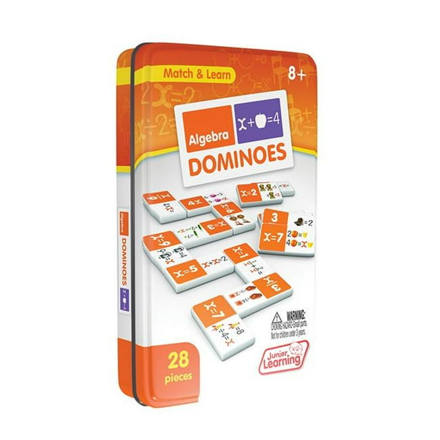 Junior Learning JRL497 Dominos en Plastique Algèbre