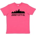 thumbnail image 3 of Inktastic Jersey City New Jersey City Skyline Youth T-Shirt, 3 of 5