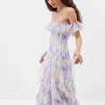 thumbnail image 5 of Beach vacation style dresses, ruffled beach dresses, flowing floor-length skirts, 5 of 7