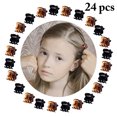 thumbnail image 1 of Coofit 24 Pcs Mini Pince à Cheveux Mode Couleur Unie Mini Pince à Cheveux Accessoires pour Cheveux, 1 of 13