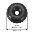 thumbnail image 2 of Arandelas de silicona O para montaje suave del controlador de vuelo 5mmx1.2mmx2mm - Negro - 50 piezas, 2 of 5
