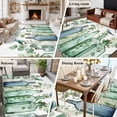thumbnail image 5 of 6'x9' Area Rugs, Green Eucalyptus Leaves Indoor Outdoor Area Rug for Living Room Bedroom, Spring Vase Birds Botanical Washable Bathroom Rugs Kitchen Floor Carpet Mats Home Decor Aesthetic, 5 of 8
