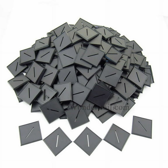 Plastic 2in Square Slotted Miniature Bases Pack of 250 Reaper Miniatures
