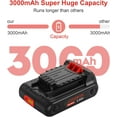 thumbnail image 2 of 3.0Ah 20V Replacement for Black and Decker 20V Battery 2Packs, 2 of 7
