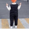 thumbnail image 5 of URMAGIC 6M-4T Baby Boy Girl Winter Snow Pants Bib Lightweight Puffer Overall Jumpsuit Skiing Pants with Pocket, 5 of 6